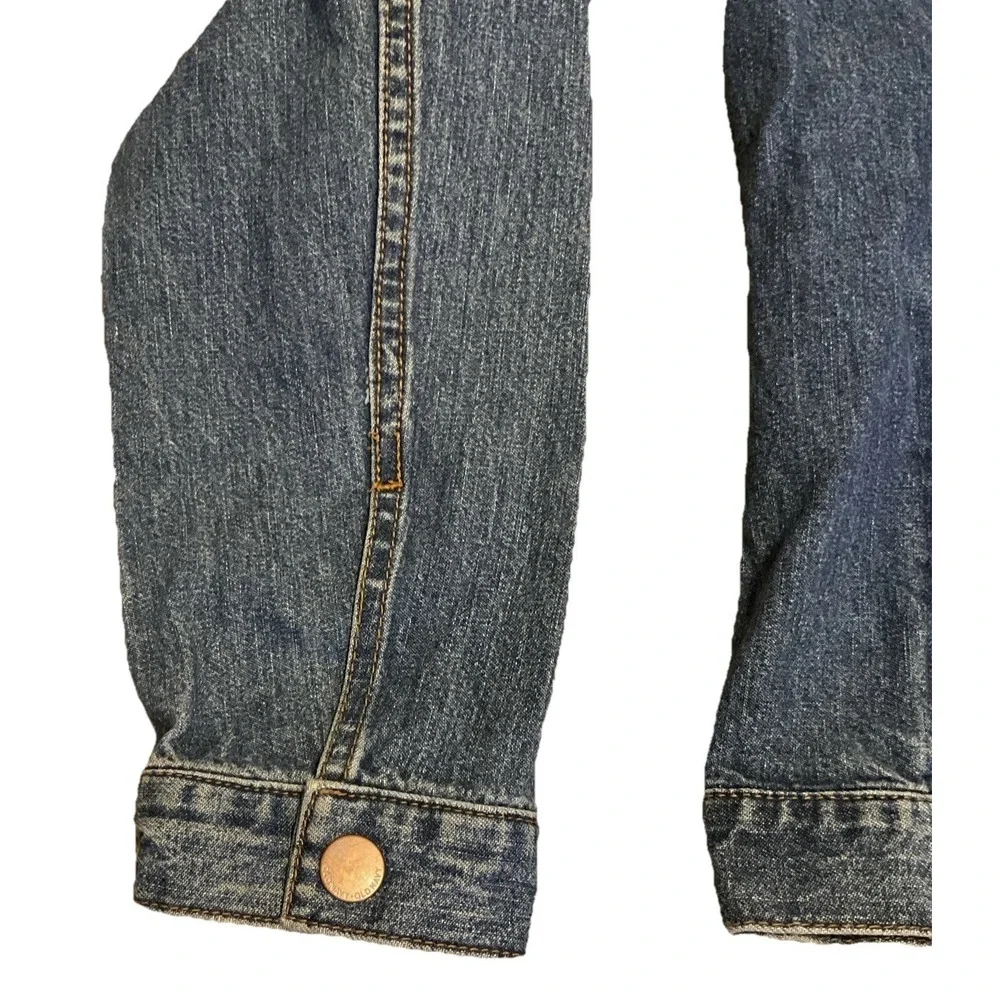 Old Navy Full Zip Jean Jacket Youth Girls XXL Pockets